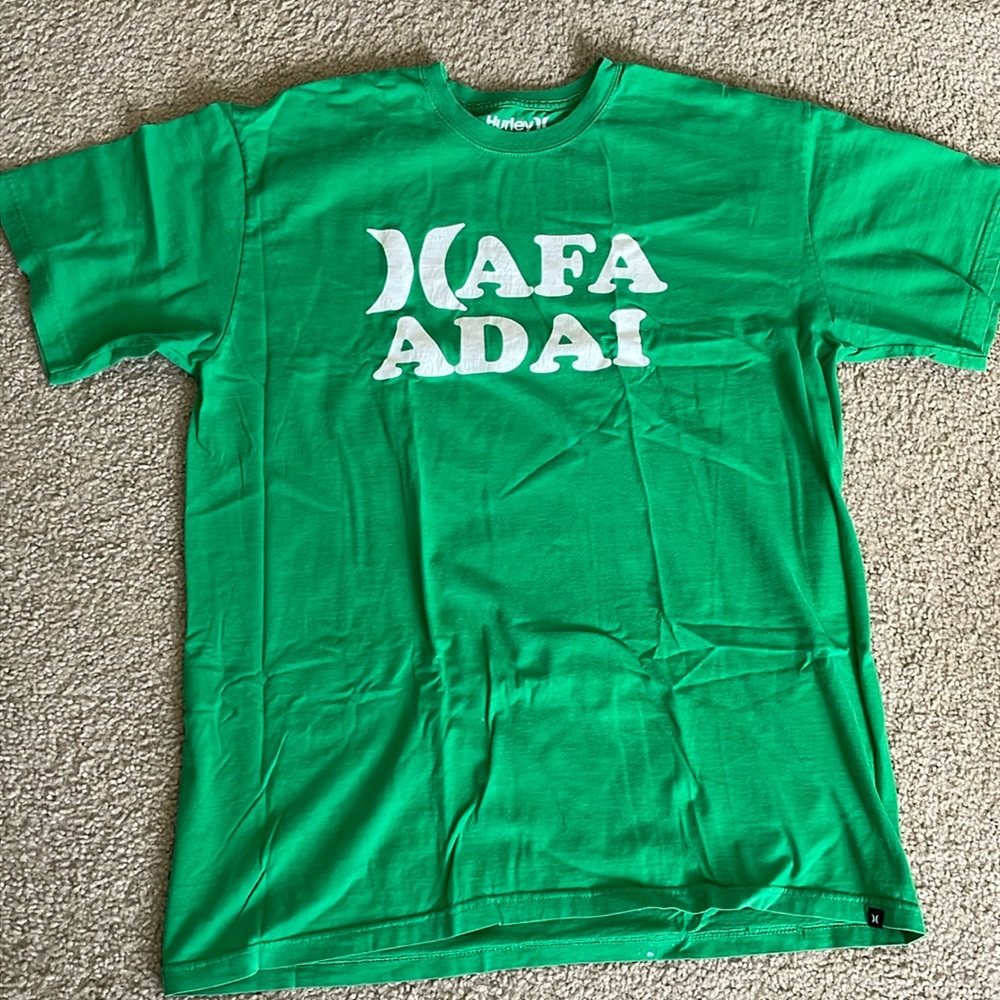 HURLEY X GUAM HAFA ADAI COTTON SHIRT